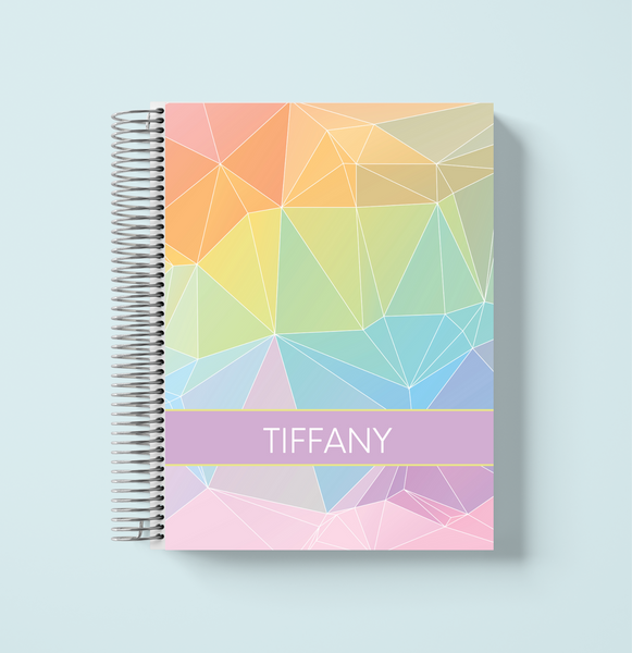 Pastel Shapes Monthly Planner