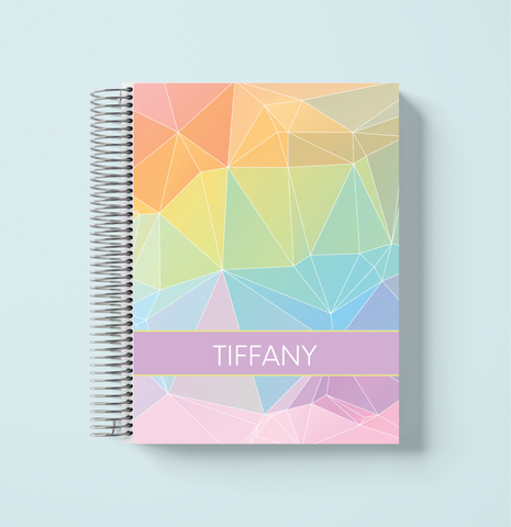 Pastel Shapes Monthly Planner
