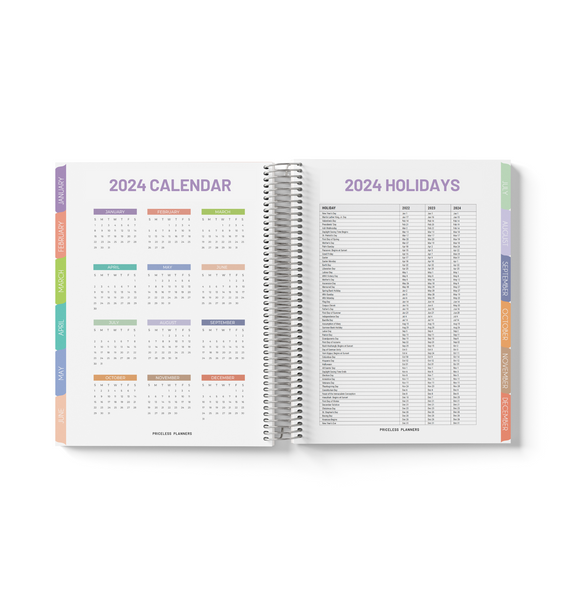 Marble Chic Monthly Planner