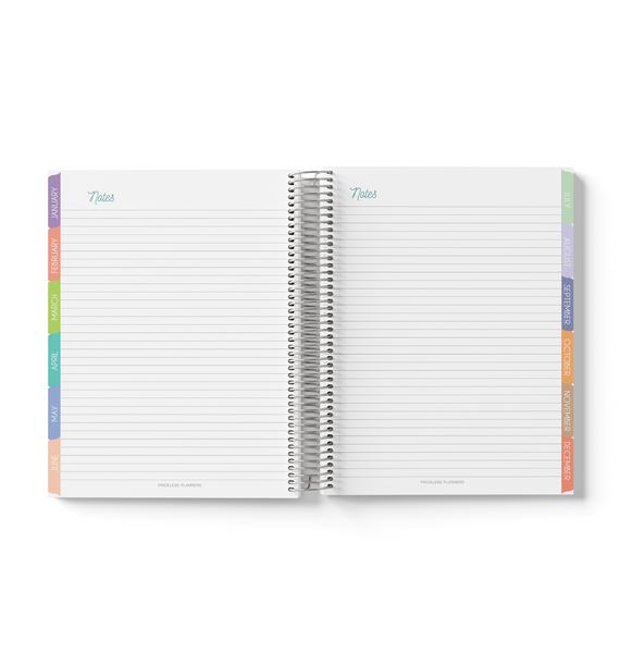 Pastel Shapes Monthly Planner