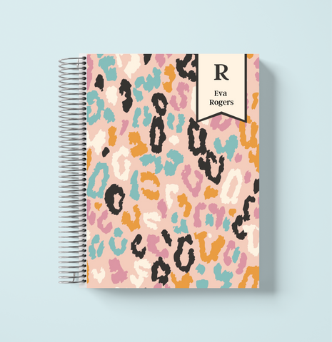 Cheetah Print Banner Weekly Planner