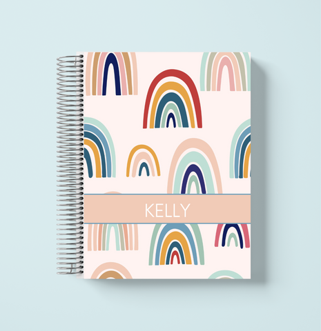 Neutral Rainbows Weekly Planner