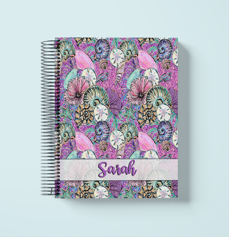 Sea Shells Monthly Planner