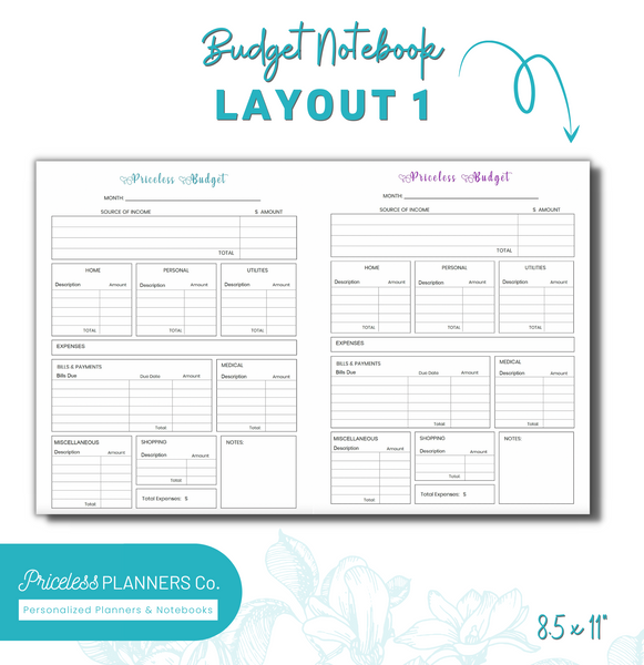 Priceless Budget Notebook- Layout 1