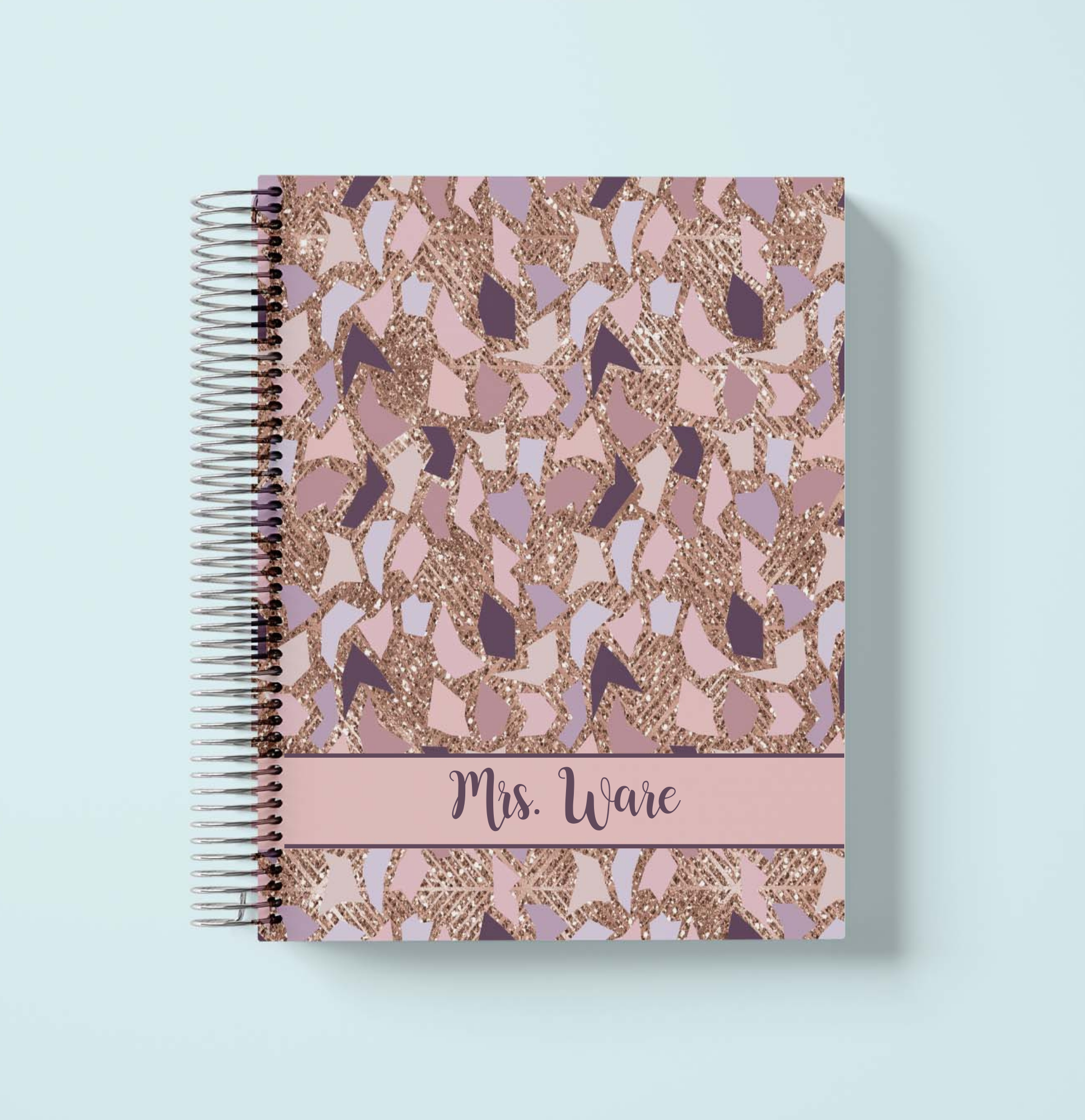 Rose Gold Shape Party Weekly Planner