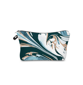 Pencil Pouch- Dash of Teal Elegance
