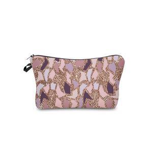 Pencil Pouch- Rose Gold Shape Party