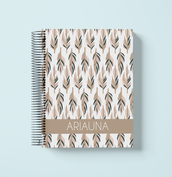 Feathered Boho- Rectangle Weekly Planner