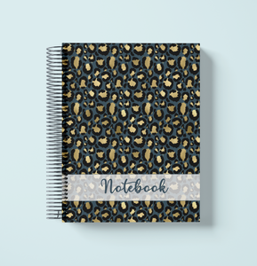 Leopard with Green Weekly Planner