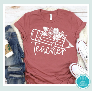 Teacher Pencil T-Shirt