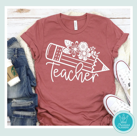 Teacher Pencil T-Shirt